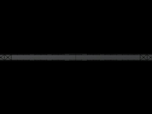 Steel Through Arch Bridge 3D Model