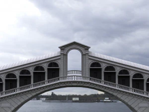 Stone Arch Bridge 3D Model