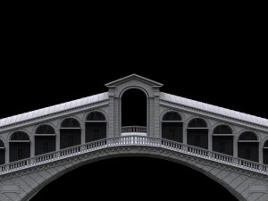 Stone Arch Bridge 3D Model