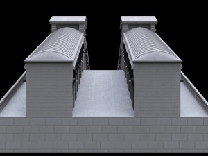 Stone Arch Bridge 3D मॉडल