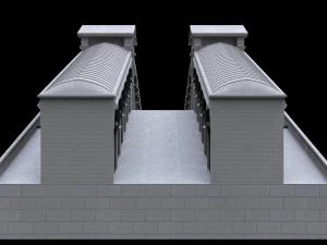 Stone Arch Bridge 3D Model