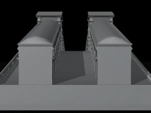 Stone Arch Bridge 3D Model