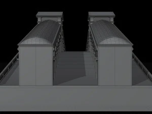 Stone Arch Bridge 3D Model