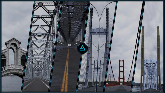 Bridge Pack 3D Model .c4d .max .obj .3ds .fbx .stl .blend 