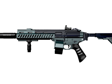 SP SABER SMG Low-poly Model 3D