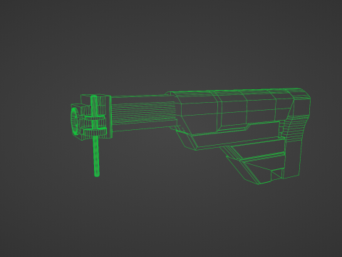 SP SABER SMG Low-poly Model 3D