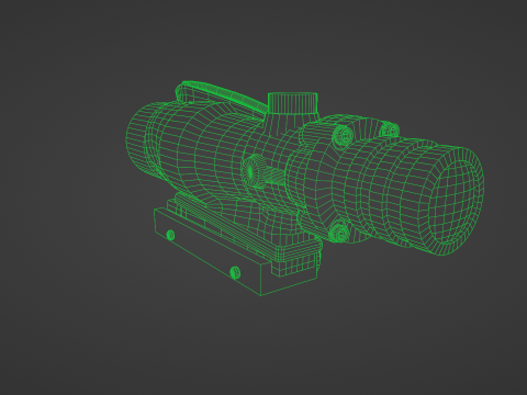SP SABER SMG Low-poly Model 3D