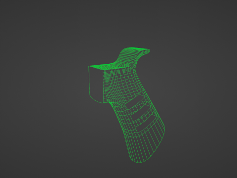 SP SABER SMG Low-poly Model 3D