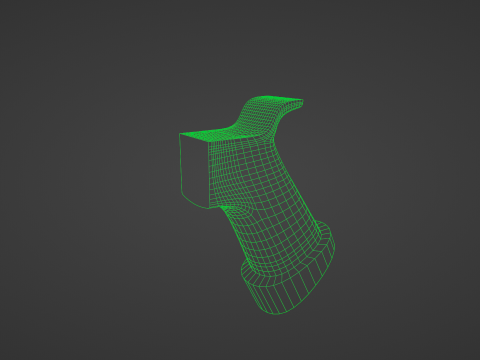 SP SABER SMG Low-poly Model 3D