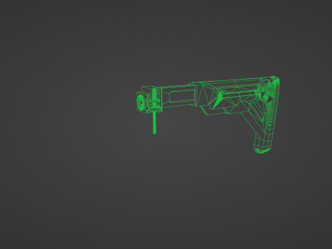SP SABER SMG Low-poly Model 3D