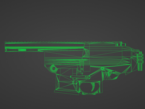 SP SABER SMG Low-poly Model 3D