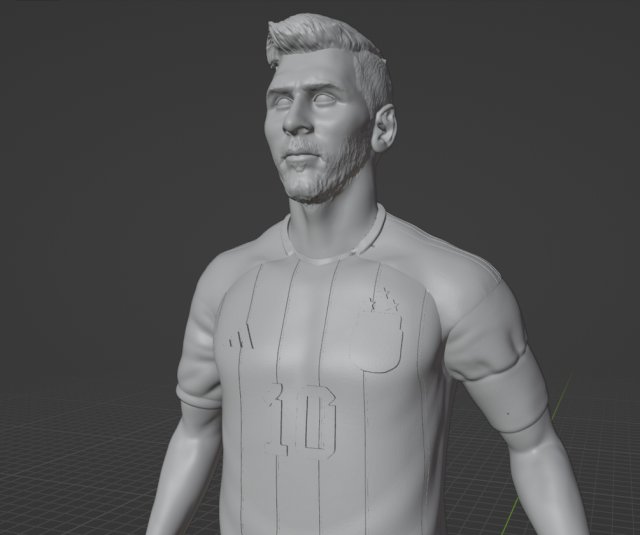 MESSI world champion edition 3D-Druckmodell .c4d .max .obj .3ds .fbx .stl .blend 