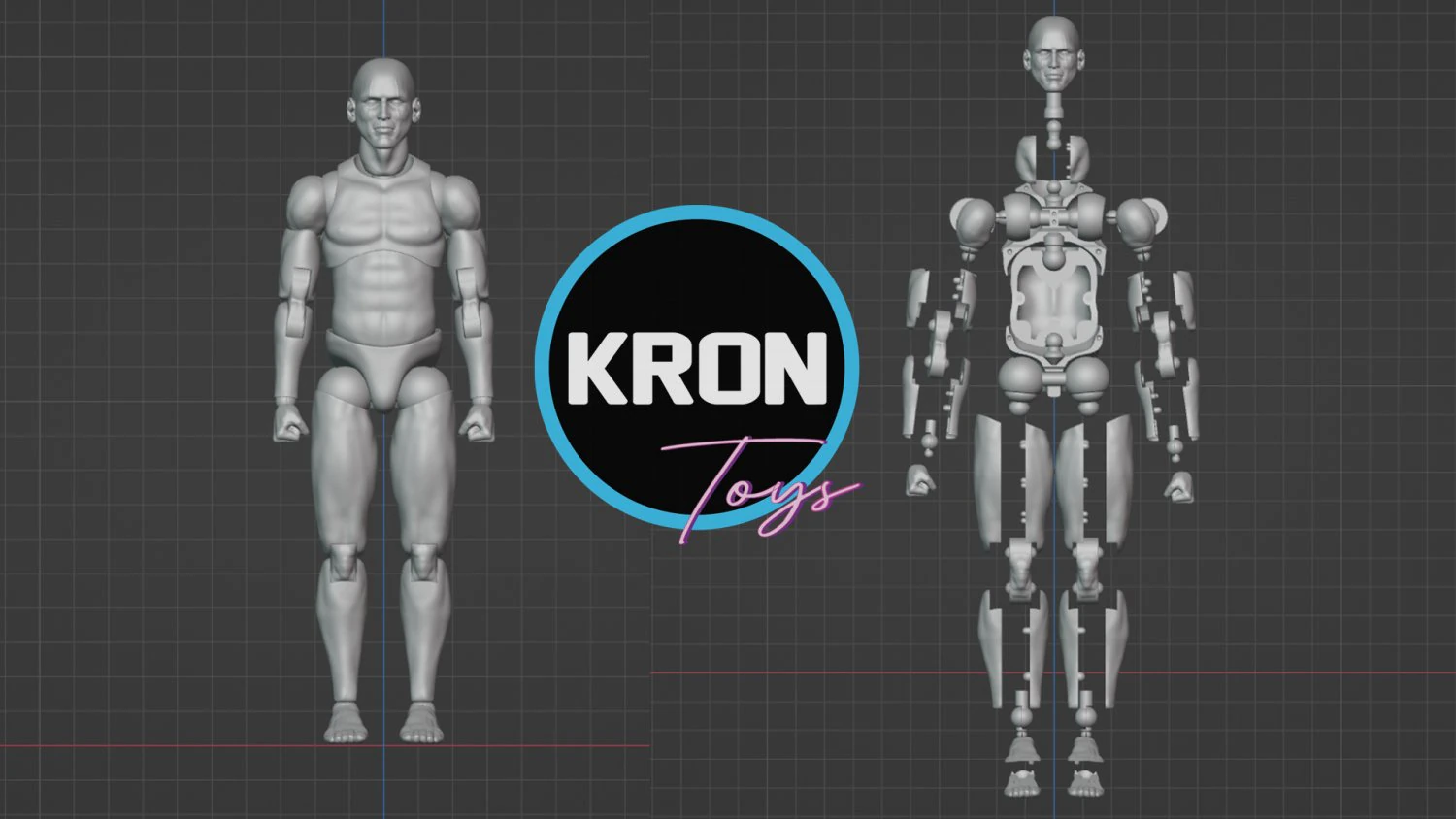 KRON MAN 3D Print Model .c4d .max .obj .3ds .fbx .stl .blend 