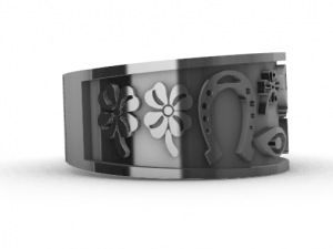 Lucky Ring 3D Baskı Modeli