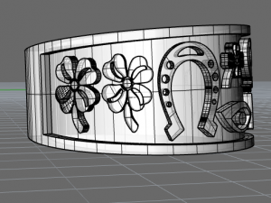 Lucky Ring 3D Baskı Modeli