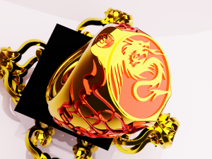 Dragon Ring 23 - 01 - 2023 3D Принт Модель