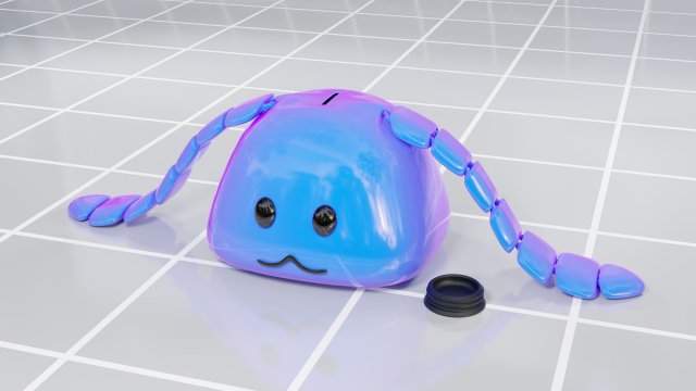 Bunny money bank 3D print Model Cetak 3D .c4d .max .obj .3ds .fbx .stl .blend 