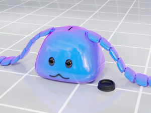 Impressão 3D do banco de dinheiro do coelho Modelo de Impressão 3D