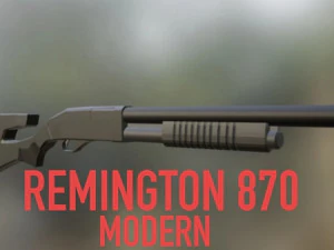 Nowoczesne Remingtona Model 3D