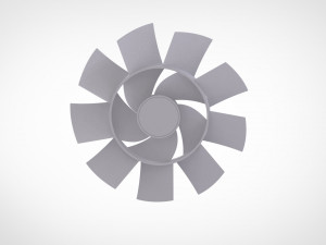 Wireless Fan 3D Model