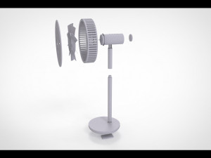 Wireless Fan 3D Model