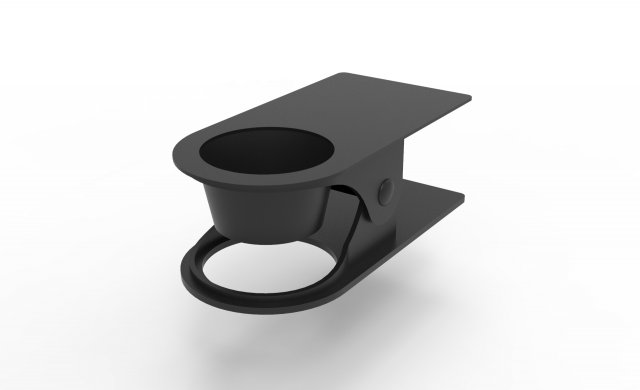 Cup Holder 3D Model .c4d .max .obj .3ds .fbx .stl .blend 