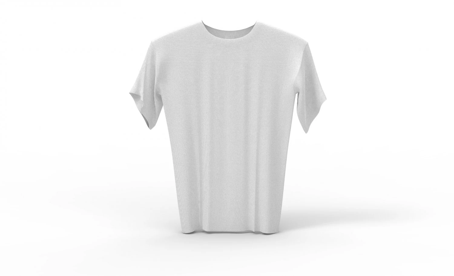Basic T-shirt 3D Model .c4d .max .obj .3ds .fbx .stl .blend 