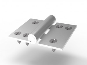 Hinge with Screws Modelo 3D