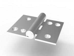 Hinge with Screws 3D Модель