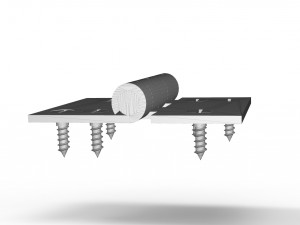 Hinge with Screws 3D Модель
