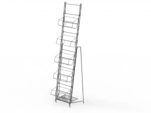 パンフレット展示スタンド 3Dモデル