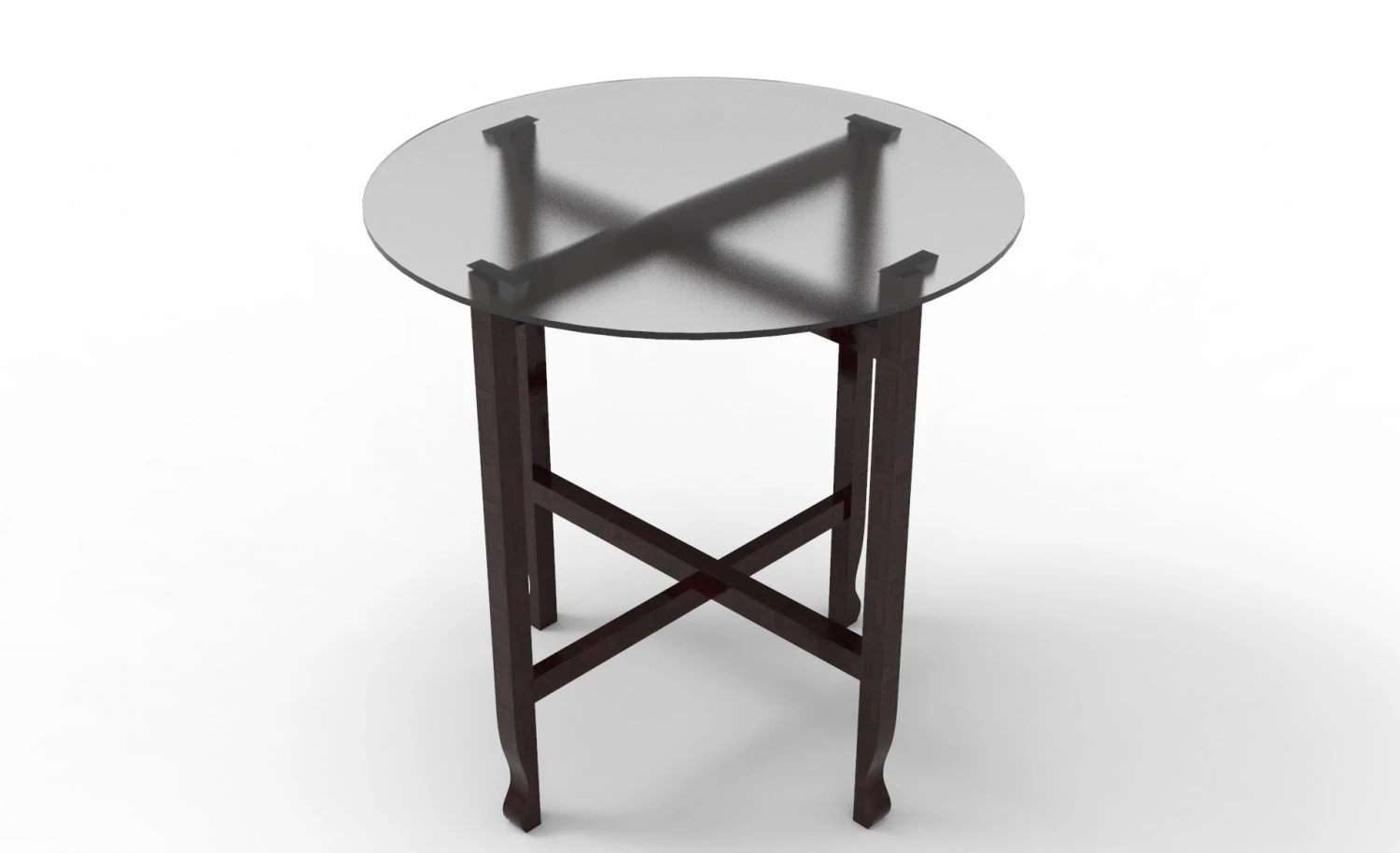 Round Table 3D Model .c4d .max .obj .3ds .fbx .stl .blend 