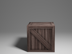 WoodBox 3D Model