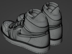 Air Jordan 1 Spider-Man 3D Model