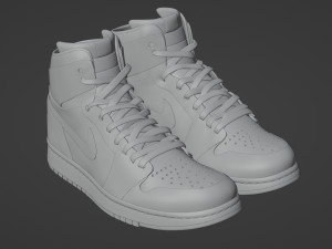 Air Jordan 1 Deadpool vs Wolverine 3D 모델