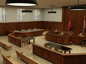 Court Room 3D Model
