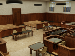 Court Room 3D Model