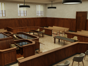 Court Room 3D Model