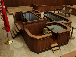 Court Room 3D Model