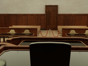 Court Room 3D Model