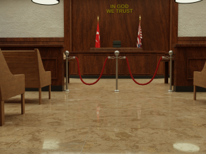 Court Room 3D Model