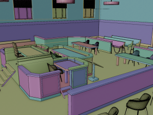 Court Room 3D Model