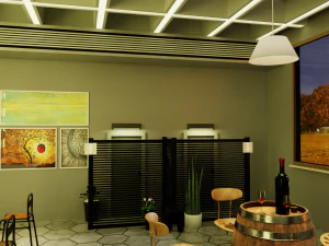 Паб-Бар Интерьер 3D Модель