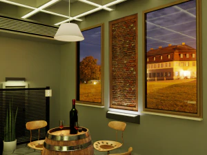 Паб-Бар Интерьер 3D Модель