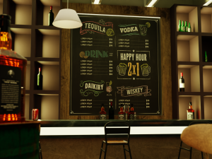 Pub-Bar Interior Model 3D