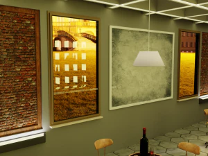 Паб-Бар Интерьер 3D Модель