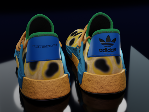 Adidas HU Animal Print Modello 3D