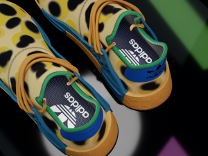 Adidas HU Animal Print Modello 3D