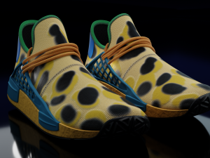 Adidas HU Animal Print Modello 3D