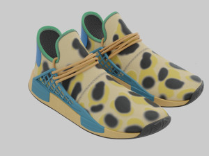 Adidas HU Animal Print Modello 3D